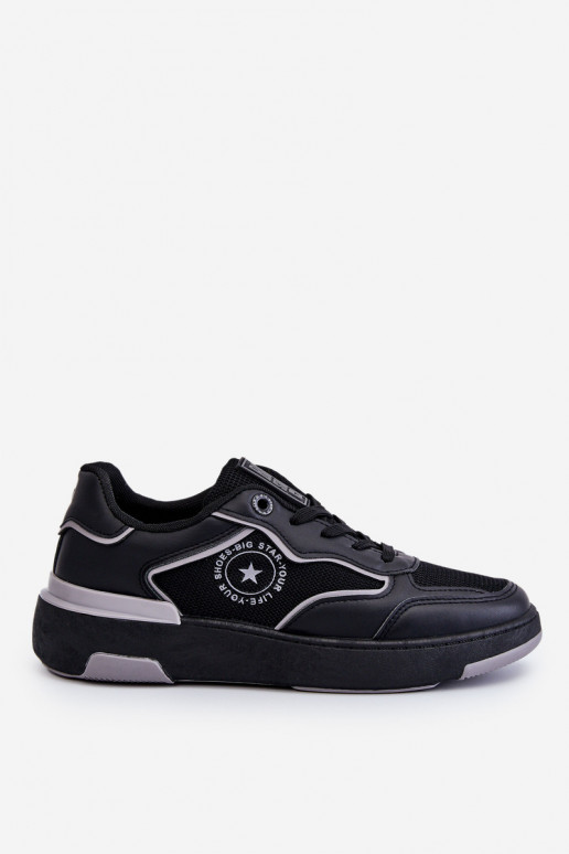Femenino Estilo deportivo zapatos Big Star LL274443 Negro y-color gris Femenino Estilo deportivo zapatos Big Star LL274443 Negro y-color gris