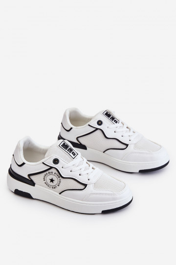 Zapatillas deportivas para mujeres Big Star LL274440 en blanco y negro 2