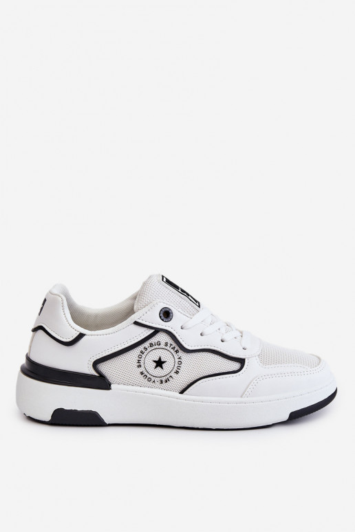 Zapatillas deportivas para mujeres Big Star LL274440 en blanco y negro