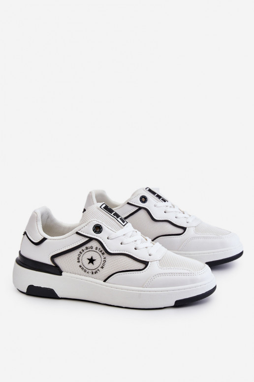 Zapatillas deportivas para mujeres Big Star LL274440 en blanco y negro