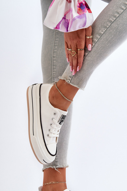 Zapatos de mujer Big Star NN274205 el color blanco Zapatos de mujer Big Star NN274205 el color blanco