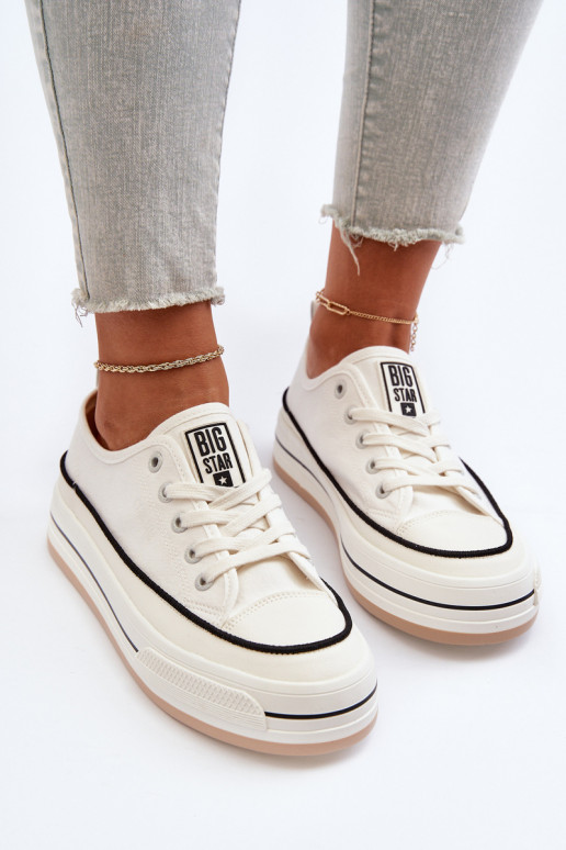 Zapatos de mujer Big Star NN274205 el color blanco Zapatos de mujer Big Star NN274205 el color blanco