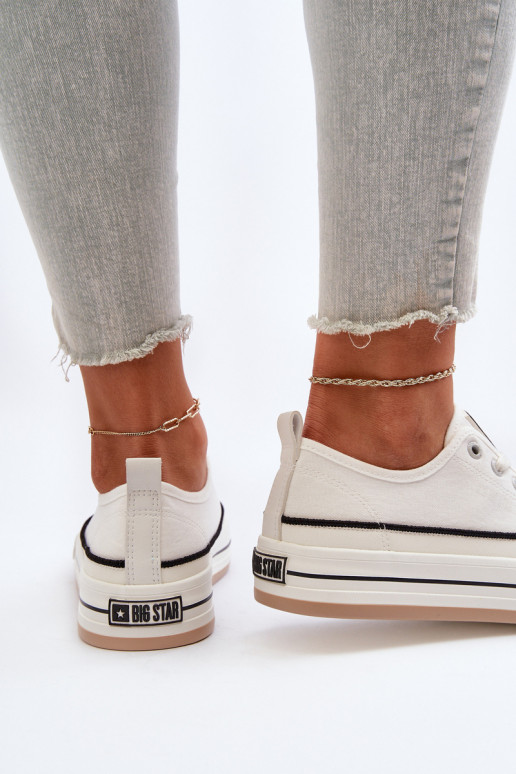 Zapatos de mujer Big Star NN274205 el color blanco Zapatos de mujer Big Star NN274205 el color blanco