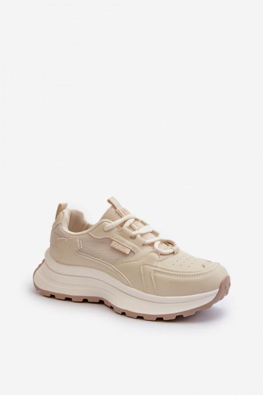 Zapatillas modelo zapatos. Femenino HI-POLY SYSTEM Big Star NN274A105 beige Zapatillas modelo zapatos. Femenino HI-POLY SYSTEM Big Star NN274A105 beige
