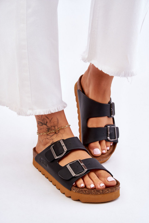 Chanclas clásicas para mujer Big Star LL274477 en color negro