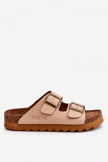 modelo clásico Femenino Zapatillas Big Star LL274478 beige