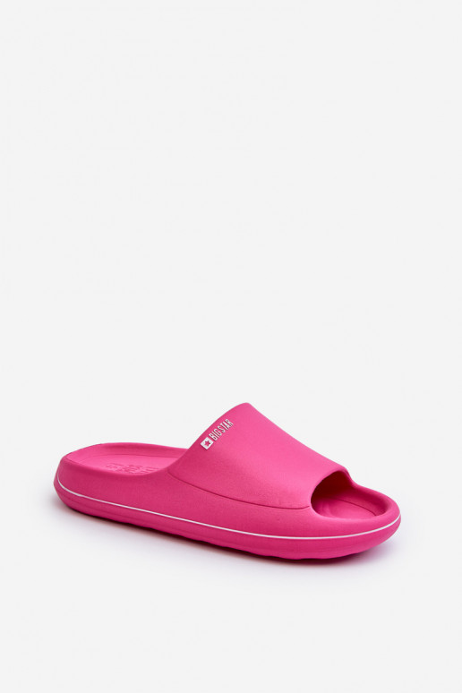 Chanclas de mujer Big Star NN274A041 en color rosa