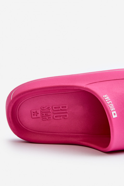 Chanclas de mujer Big Star NN274A041 en color rosa