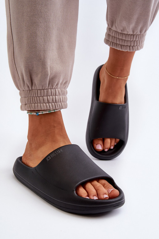 Chanclas de mujer Big Star NN274A042 en color negro