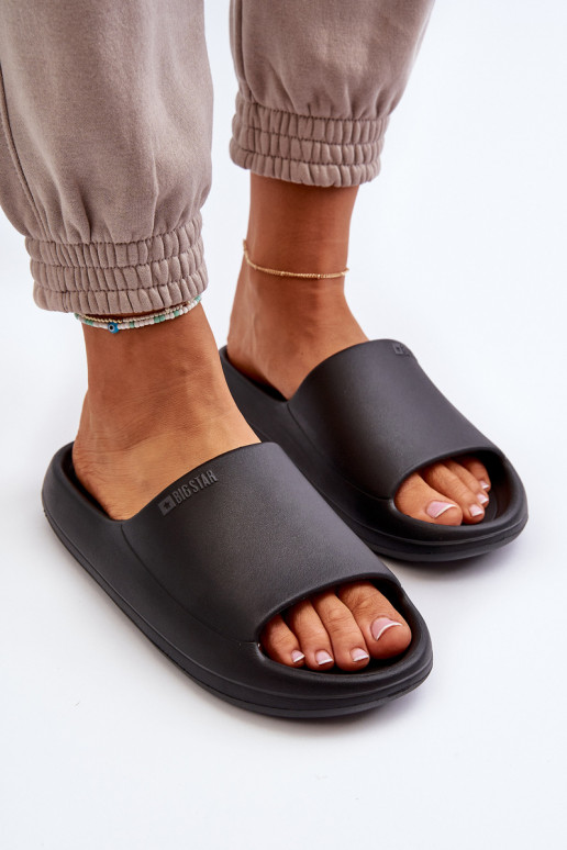 Chanclas de mujer Big Star NN274A042 en color negro