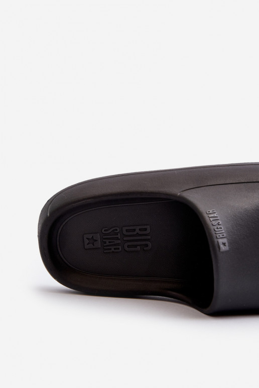 Chanclas de mujer Big Star NN274A042 en color negro
