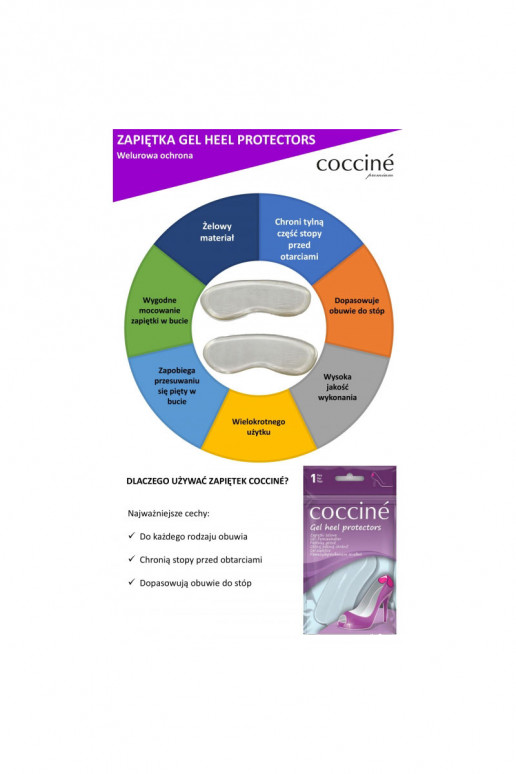 Protectores de talón de gel Coccine protectores de talón