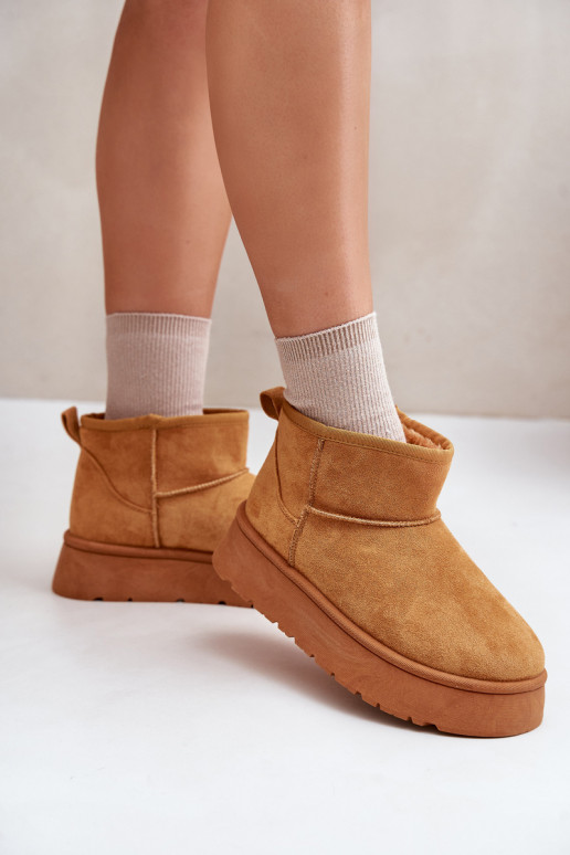 Botas de nieve bajas con plataforma...