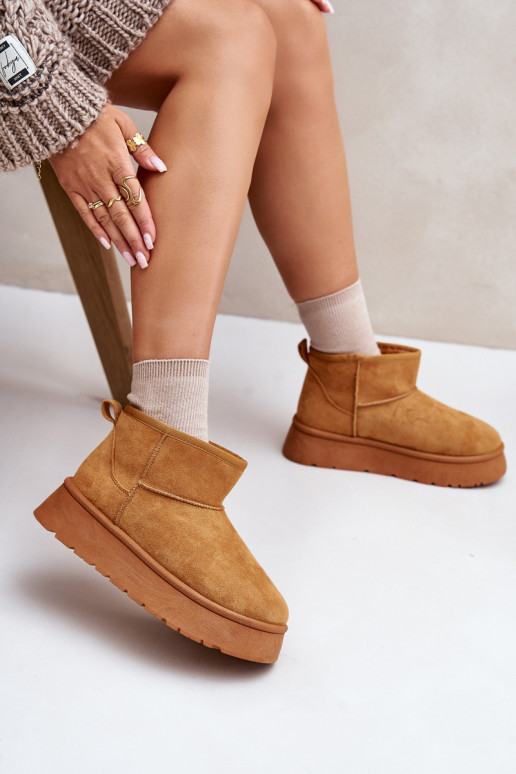 Botas de nieve bajas con plataforma...