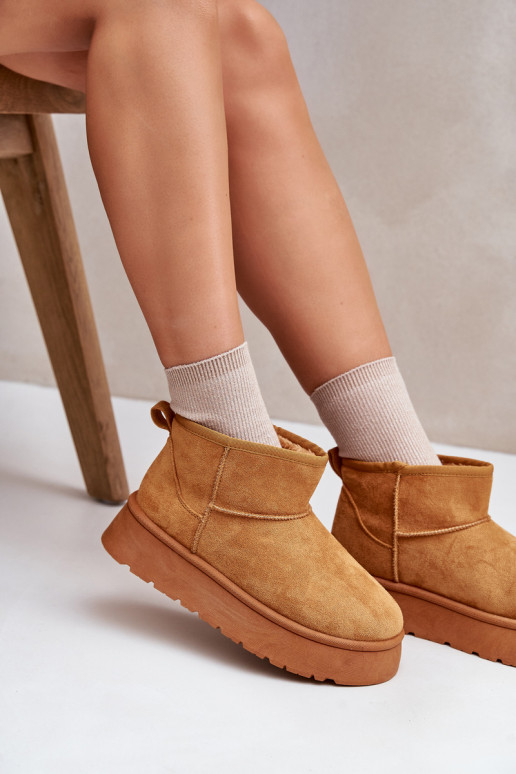 Botas de nieve bajas con plataforma...