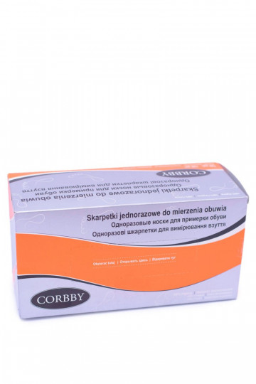 Calcetines desechables para probar calzado 120 piezas Corbby