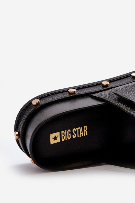 zapatillas de mujer con una plataforma Big Star NN27402 de color negro