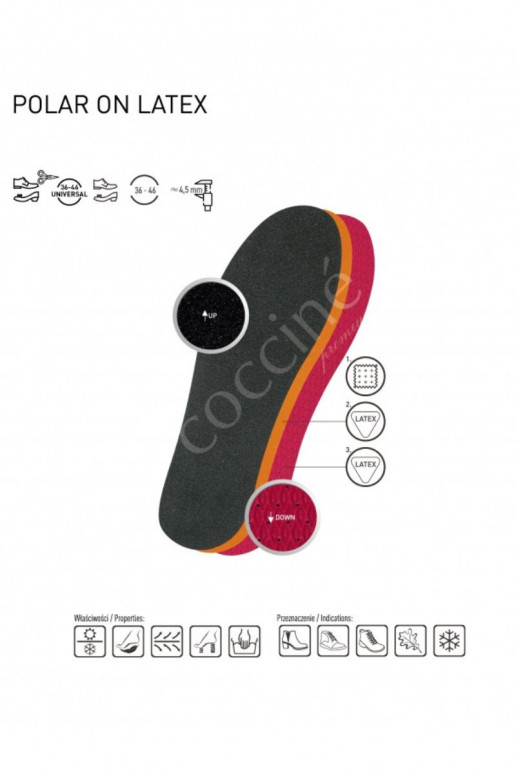 Coccine Dziecięca plantilla ZimoAa Polar En látex Do ENycinania 19-35 Coccine Dziecięca plantilla ZimoAa Polar En látex Do ENycinania 19-35