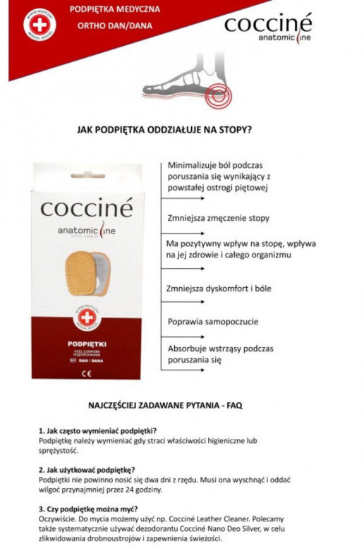 COCCINE ORTHO DAN Calcetines de tacón Activado Ostrogi PiętoAe COCCINE ORTHO DAN Calcetines de tacón Activado Ostrogi PiętoAe