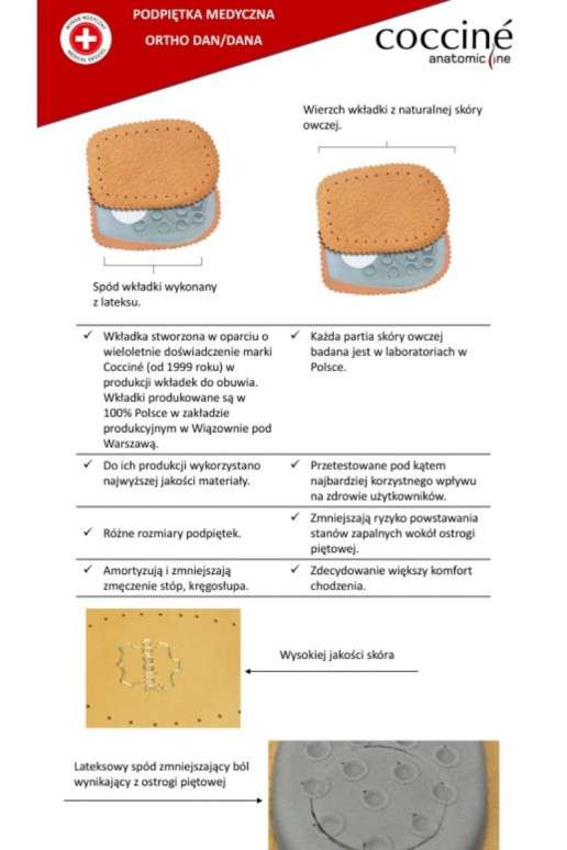 COCCINE ORTHO DAN Calcetines de tacón Activado Ostrogi PiętoAe COCCINE ORTHO DAN Calcetines de tacón Activado Ostrogi PiętoAe