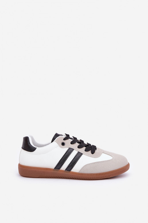 zapatillas de suela plana Zapatillas Femenino Blanco-de color negro Loredis