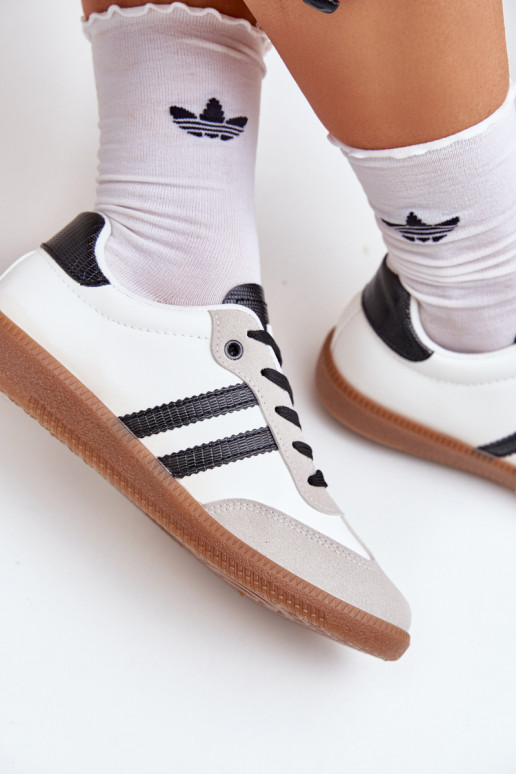 zapatillas de suela plana Zapatillas Femenino Blanco-de color negro Loredis