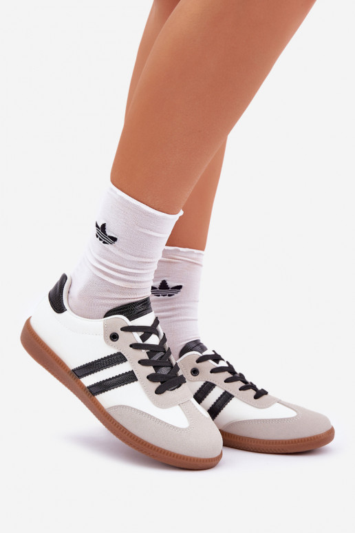 zapatillas de suela plana Zapatillas Femenino Blanco-de color negro Loredis