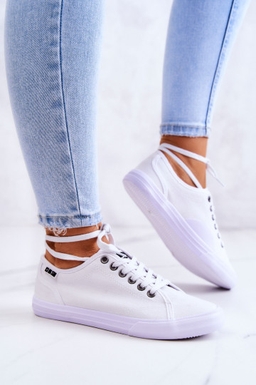 Zapatillas de mujer BIG STAR IN274835 blancas