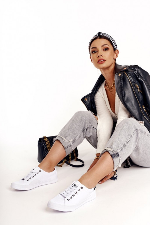 Femenino Zapatillas BIG STAR EN274835 el color blanco Femenino Zapatillas BIG STAR EN274835 el color blanco