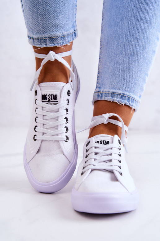 Femenino Zapatillas BIG STAR EN274835 el color blanco Femenino Zapatillas BIG STAR EN274835 el color blanco