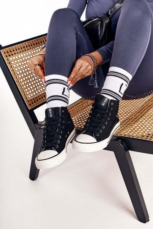 Femenino zapatos de ocio con suela Big Star DD274330 de color negro