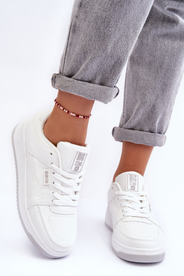 Calzado deportivo de mujer, zapatillas de deporte. Big Star MM274354 el color blanco