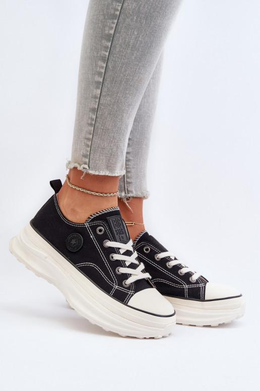 Zapatos de mujer con suelas masivas de moda Big Star NN274125 de color negro Zapatos de mujer con suelas masivas de moda Big Star NN274125 de color negro