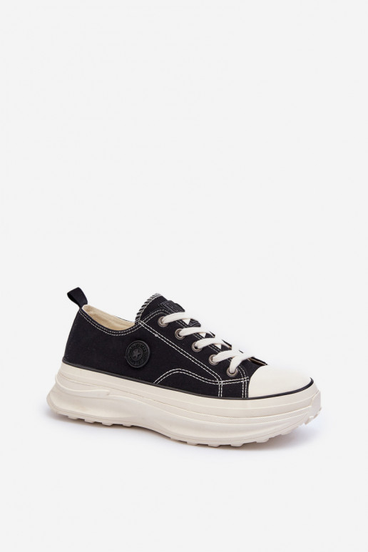 Zapatos de mujer con suelas masivas de moda Big Star NN274125 de color negro Zapatos de mujer con suelas masivas de moda Big Star NN274125 de color negro