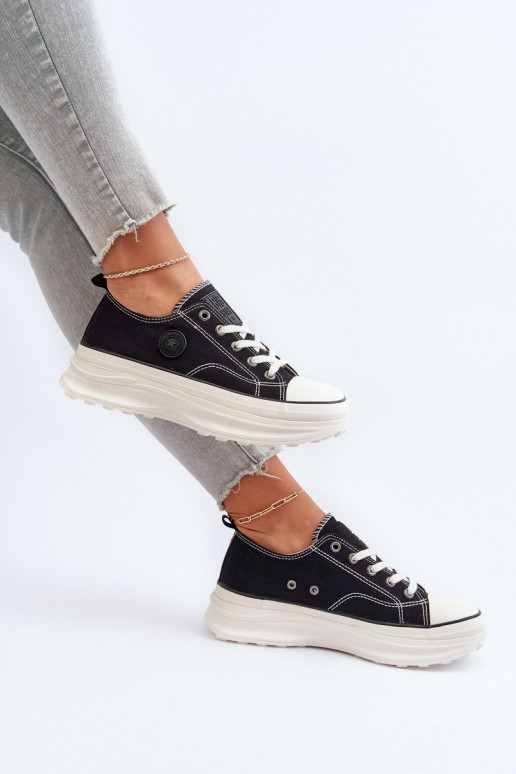 Zapatos de mujer con suelas masivas de moda Big Star NN274125 de color negro Zapatos de mujer con suelas masivas de moda Big Star NN274125 de color negro