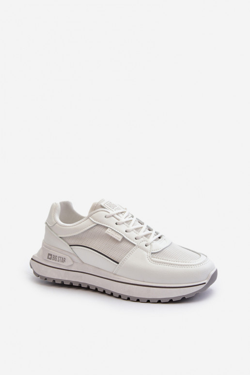 Zapatillas modelo zapatos. Femenino Big Star NN274A089 el color blanco Zapatillas modelo zapatos. Femenino Big Star NN274A089 el color blanco