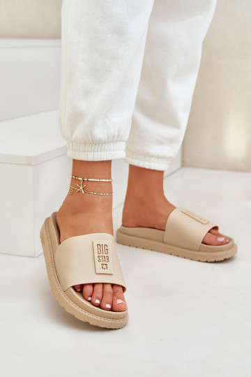 zapatillas de mujer Big Star LL274A210 beige 2