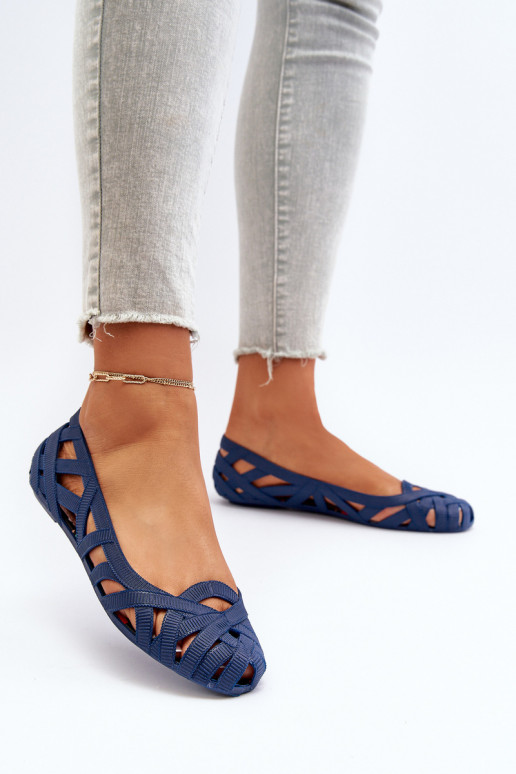 Femenino Goma bailarinas azul oscuro Salam Femenino Goma bailarinas azul oscuro Salam