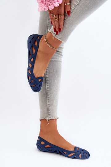 Femenino Goma bailarinas azul oscuro Salam 2