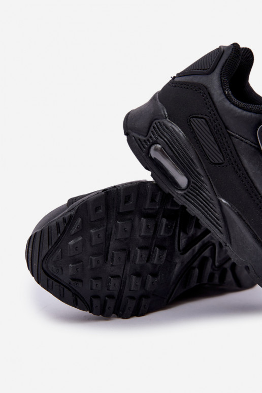 Zapatilla infantil modelo Zapatilla con cierres adhesivos color negro Krissandra