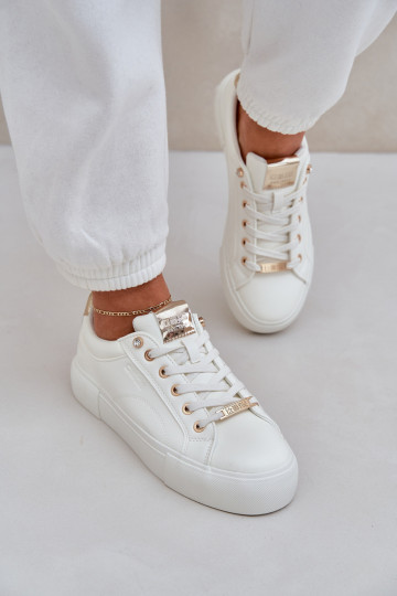Zapatillas modelo para mujer Big Star NN274211 color blanco 2