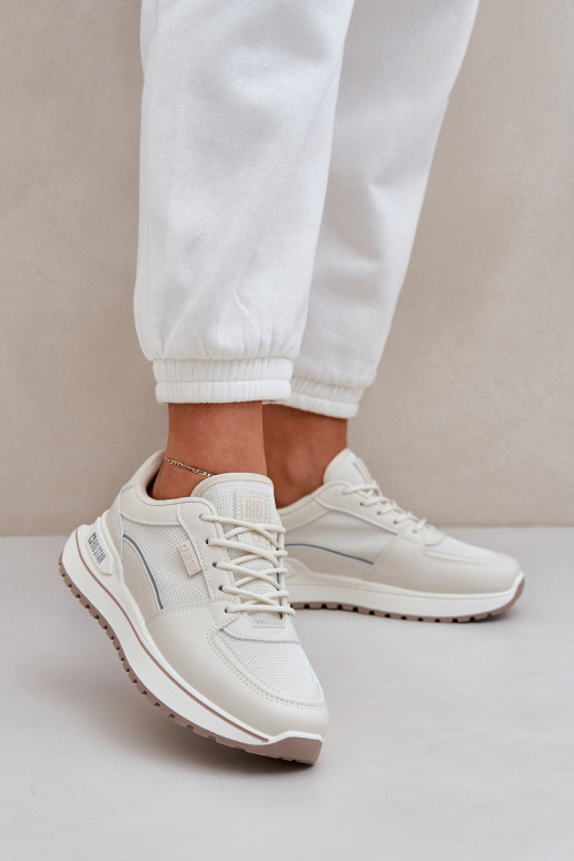 Zapatillas modelo zapatos. Femenino Big Star NN274A088 color marfil