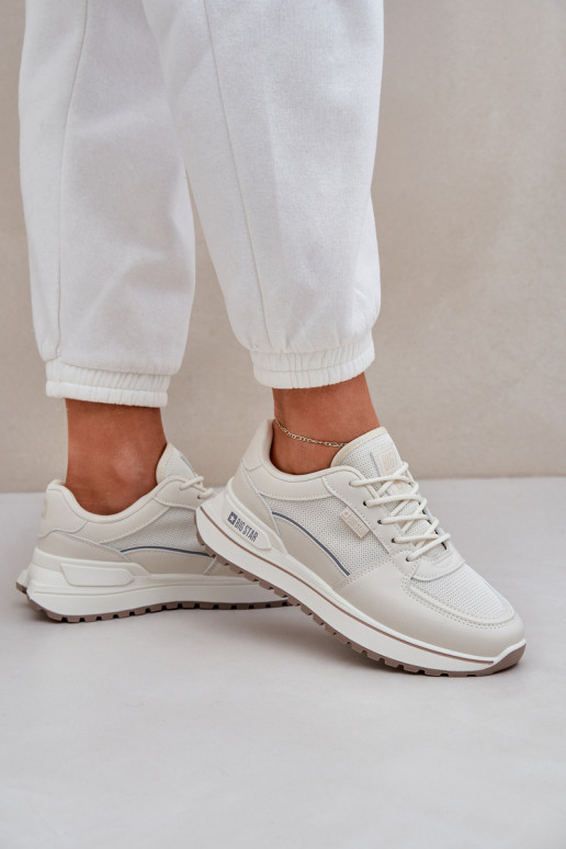 Zapatillas modelo zapatos. Femenino Big Star NN274A088 color marfil