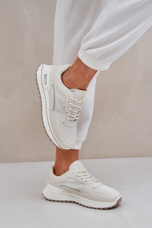 Zapatillas modelo zapatos. Femenino Big Star NN274A088 color marfil