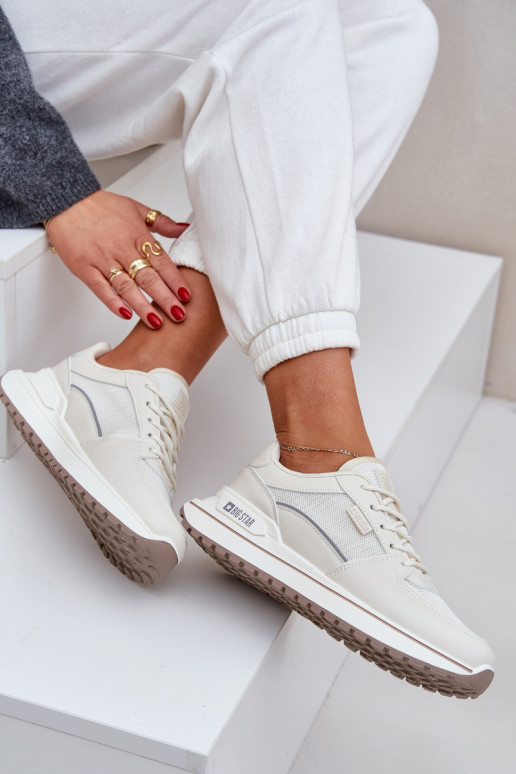 Zapatillas modelo zapatos. Femenino Big Star NN274A088 color marfil