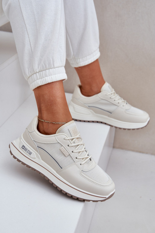 Zapatillas modelo zapatos. Femenino Big Star NN274A088 color marfil