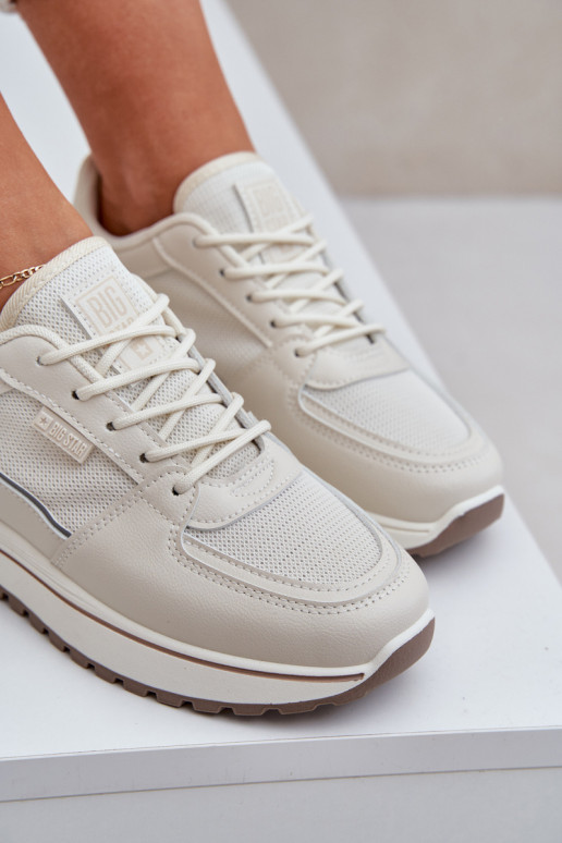 Zapatillas modelo zapatos. Femenino Big Star NN274A088 color marfil