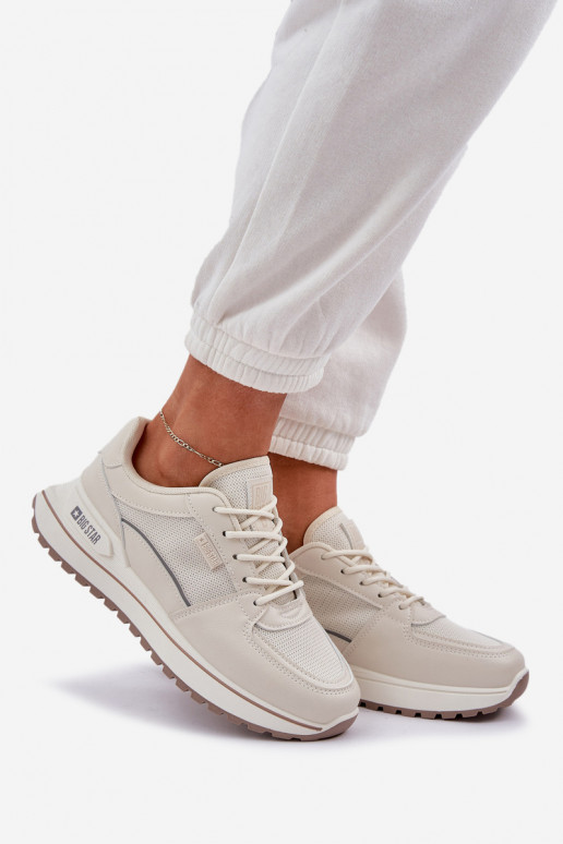 Zapatillas modelo zapatos. Femenino Big Star NN274A088 color marfil