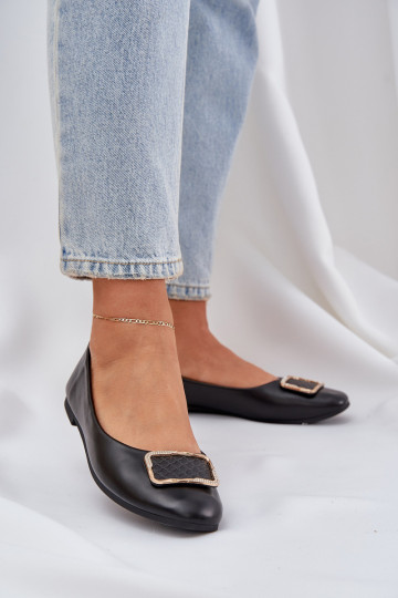 Eko bailarinas con adornos de color negro Tulnelia