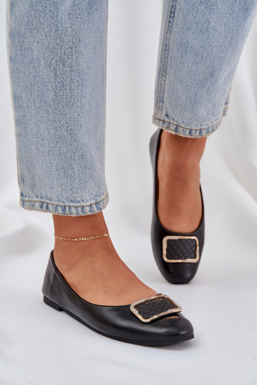 Eko bailarinas con adornos de color negro Tulnelia